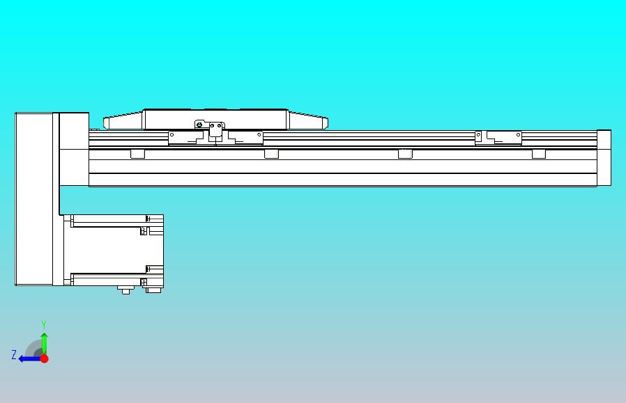 滚珠丝杠直线轴内置导轨TPA-GCR-170-2510C-L300-MP-M75-N3