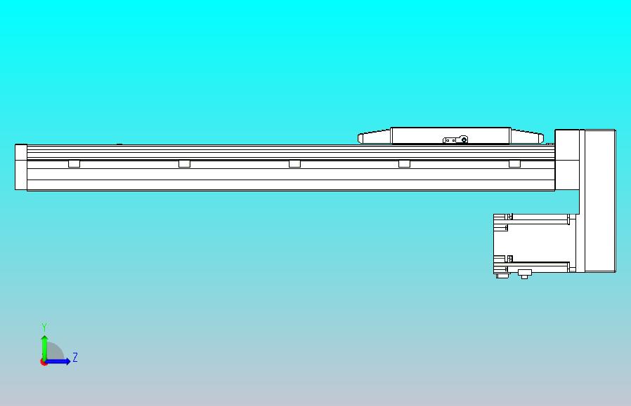 滚珠丝杠直线轴内置导轨TPA-GCR-170-2510C-L450-MP-M75-N3