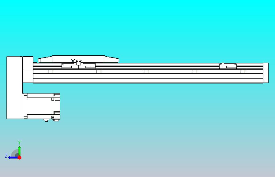 滚珠丝杠直线轴内置导轨TPA-GCR-170-2510C-L450-MP-M75-N3