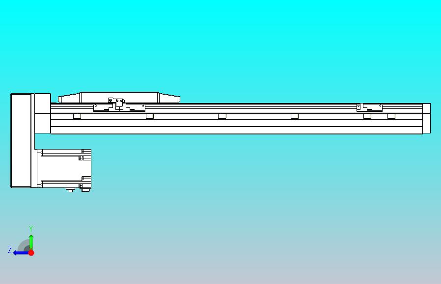 滚珠丝杠直线轴内置导轨TPA-GCR-170-2510C-L500-MP-M75-N3