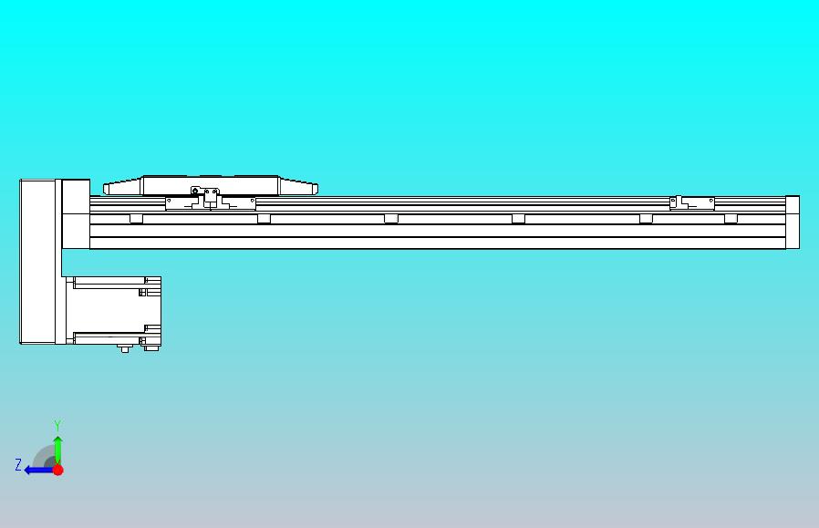 滚珠丝杠直线轴内置导轨TPA-GCR-170-2510C-L550-MP-M75-N3