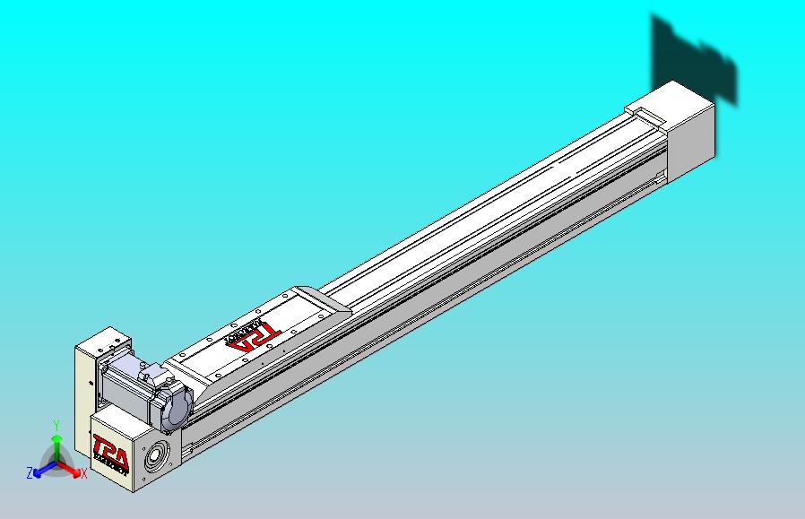 伺服电机集成皮带传动直线执行器TPA-OCB-80-140-L550-LU-P40-N3