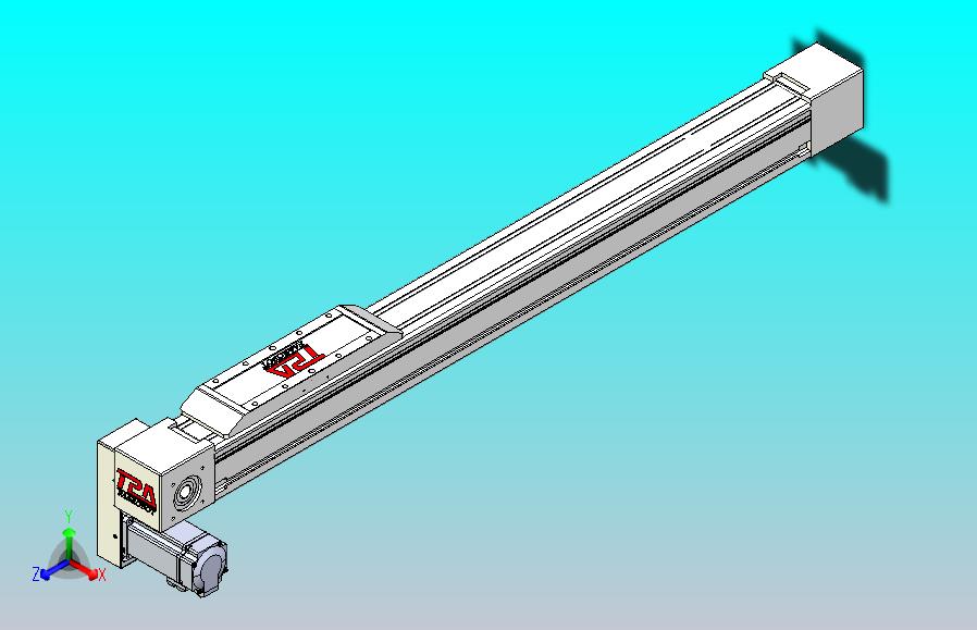 伺服电机集成皮带传动直线执行器TPA-OCB-80-140-L650-LP-P40-N3