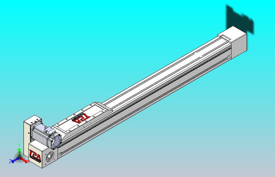 伺服电机集成皮带传动直线执行器TPA-OCB-80-140-L650-LU-P40-N3