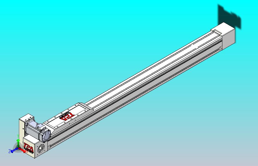 伺服电机集成皮带传动直线执行器TPA-OCB-80-140-L850-LU-P40-N3