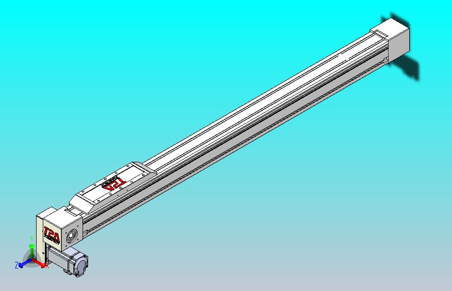 伺服电机集成皮带传动直线执行器TPA-OCB-80-140-L950-LP-P40-N3
