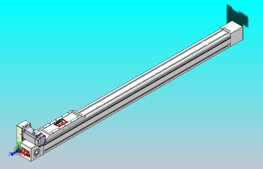 伺服电机集成皮带传动直线执行器TPA-OCB-80-140-L1050-LU-P40-N3