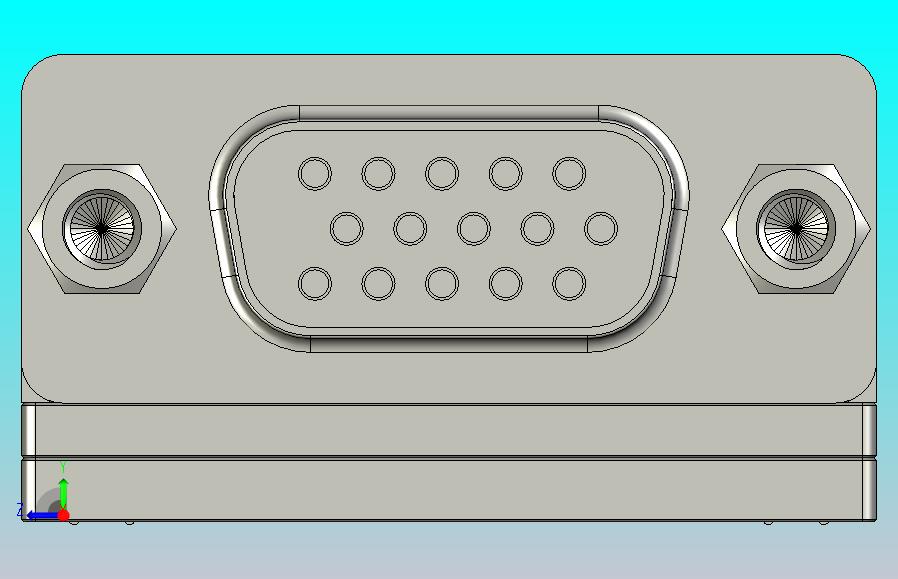 电路连接器VGA DB15-3-F控制面板PCB