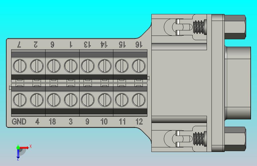 电路连接器VGA DB15-3-F控制面板PCB