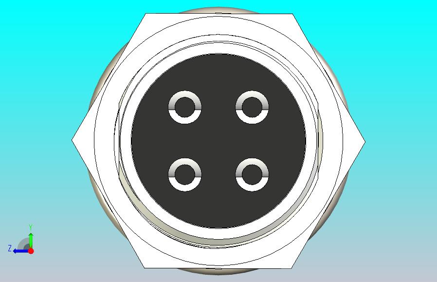 航空电缆连接器 GX16