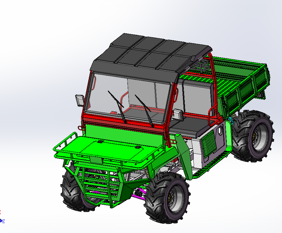 山猫4×4全地形车总装