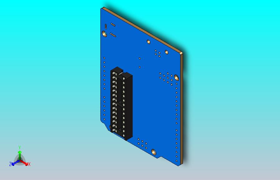 插座Arduino PCB visualisation