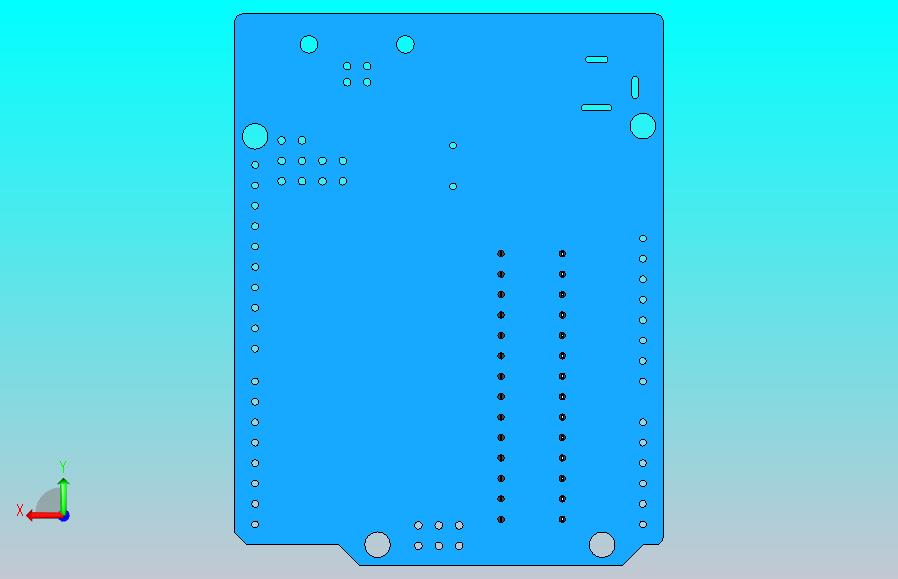 插座Arduino PCB visualisation