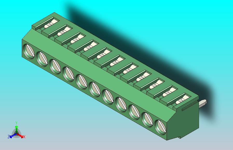 端子排PCB Terminal Block 11 DEG381-3.5