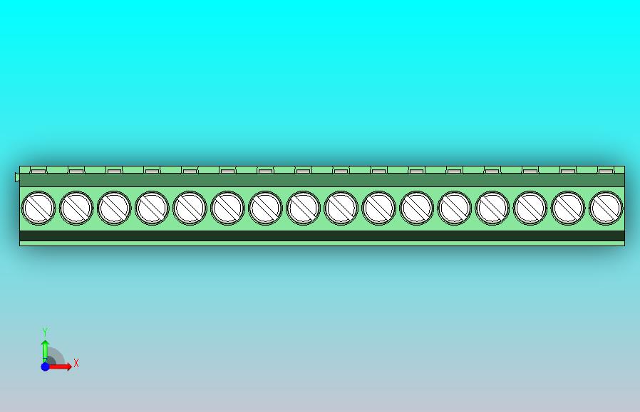 端子排PCB Terminal Block 16 DEG381-3.5