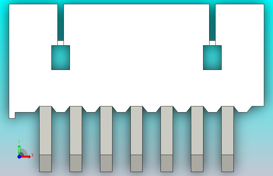 短款型直插头JST connector 1x7  P1.25mm thru hole wafer A2