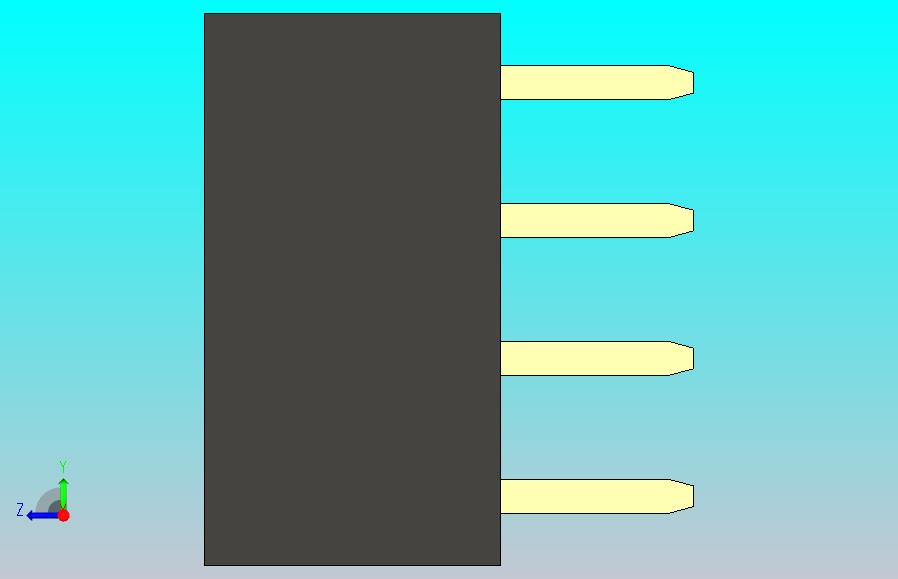 母针头Female_Header_1x4_P2.0_H4.3_straight.step