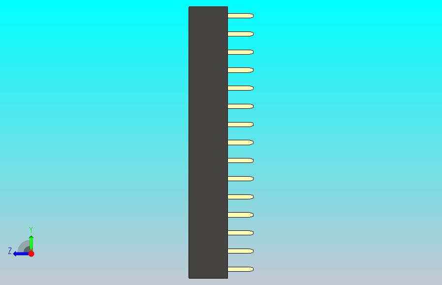 母针头Female_Header_1x15_P2.0_H4.3_straight.step