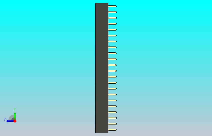 母针头Female_Header_1x22_P2.0_H4.3_straight.step