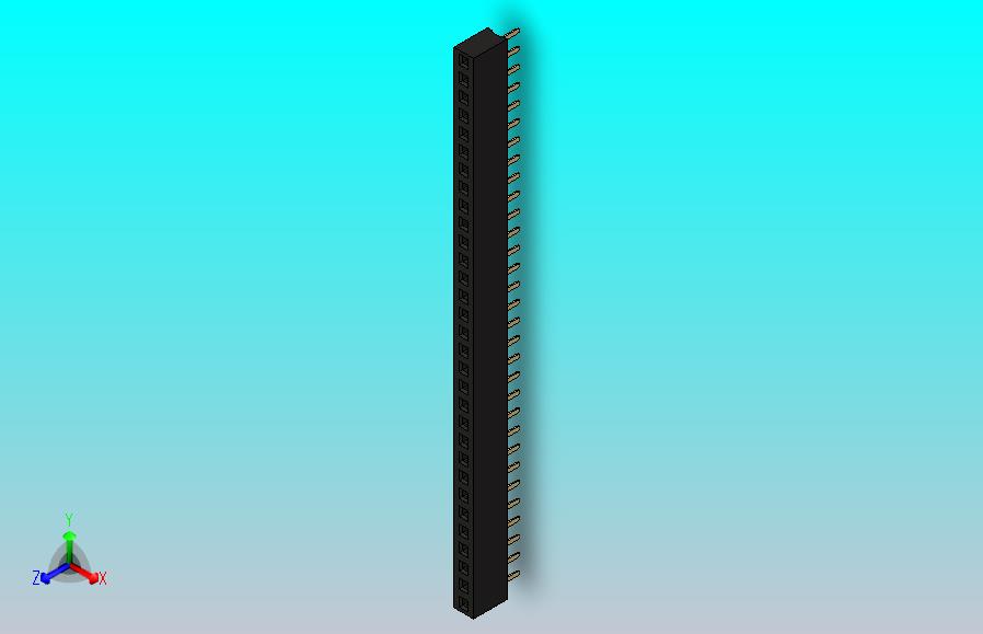 母针头Female_Header_1x31_P2.0_H4.3_straight.step