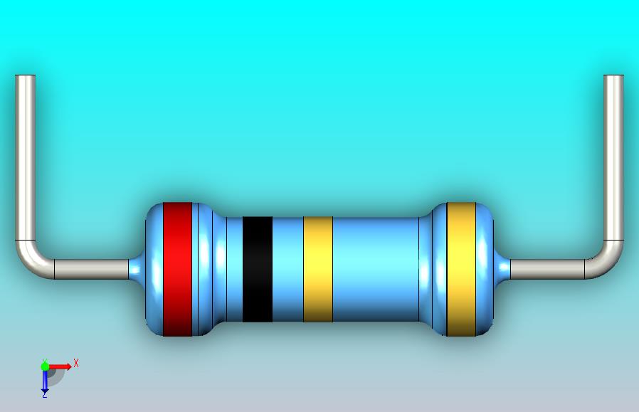 通孔电阻器1R
