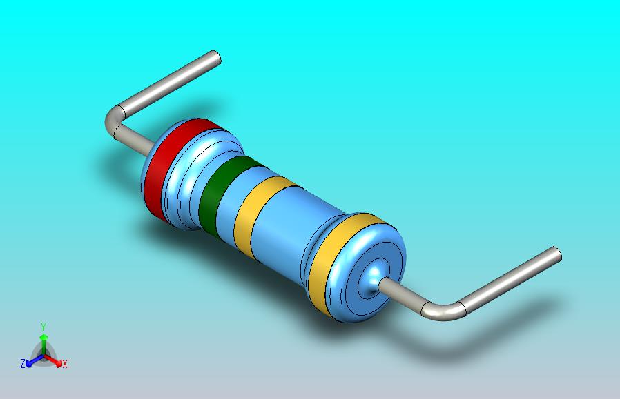 通孔电阻器1R5