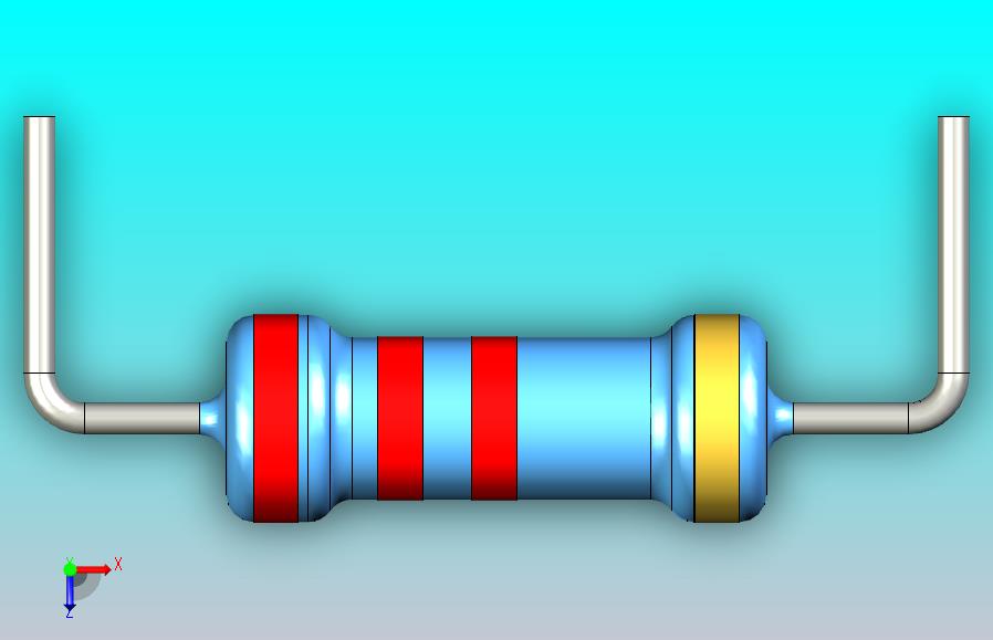 通孔电阻器2K2