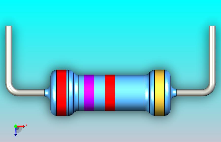 通孔电阻器2K7