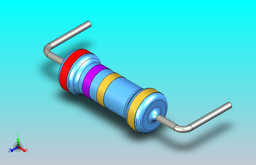 通孔电阻器2R7