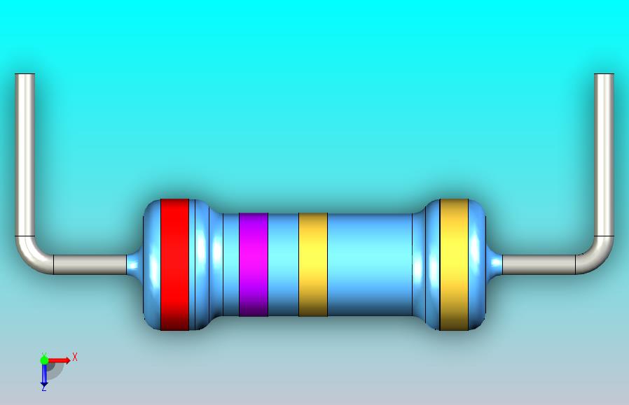 通孔电阻器2R7