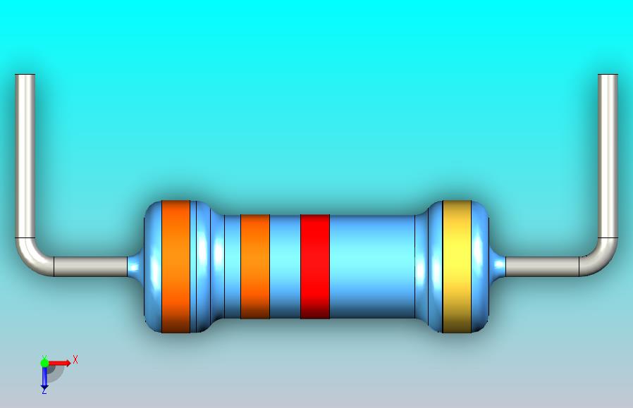 通孔电阻器3K3