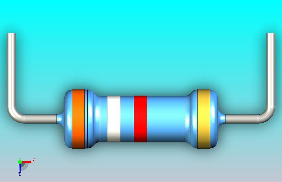 通孔电阻器3K9