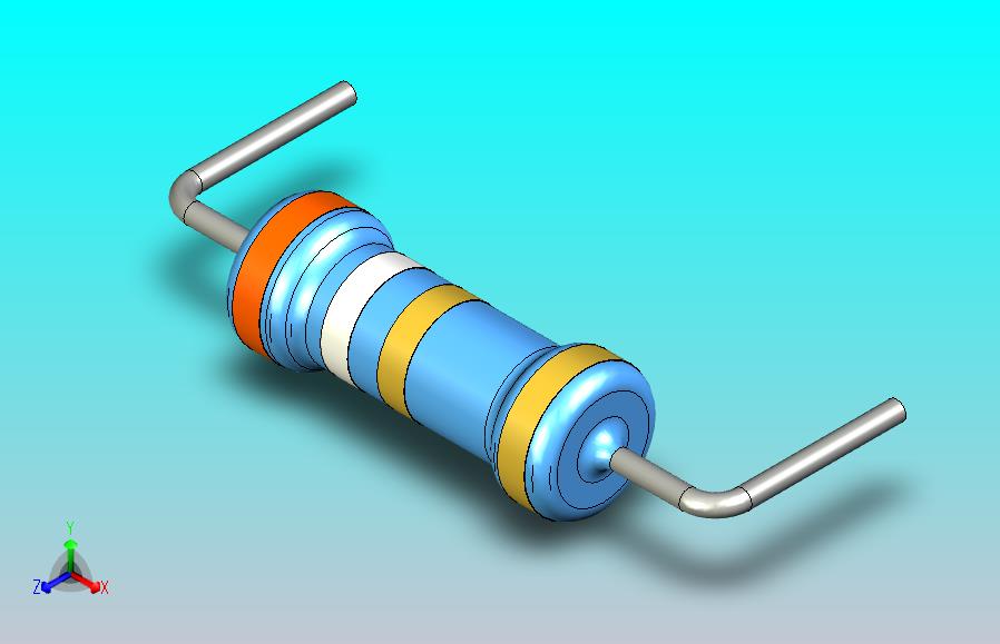 通孔电阻器3R9