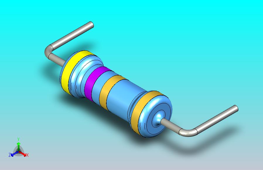 通孔电阻器4R7