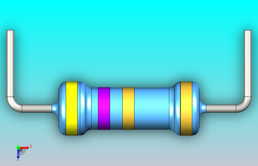 通孔电阻器4R7