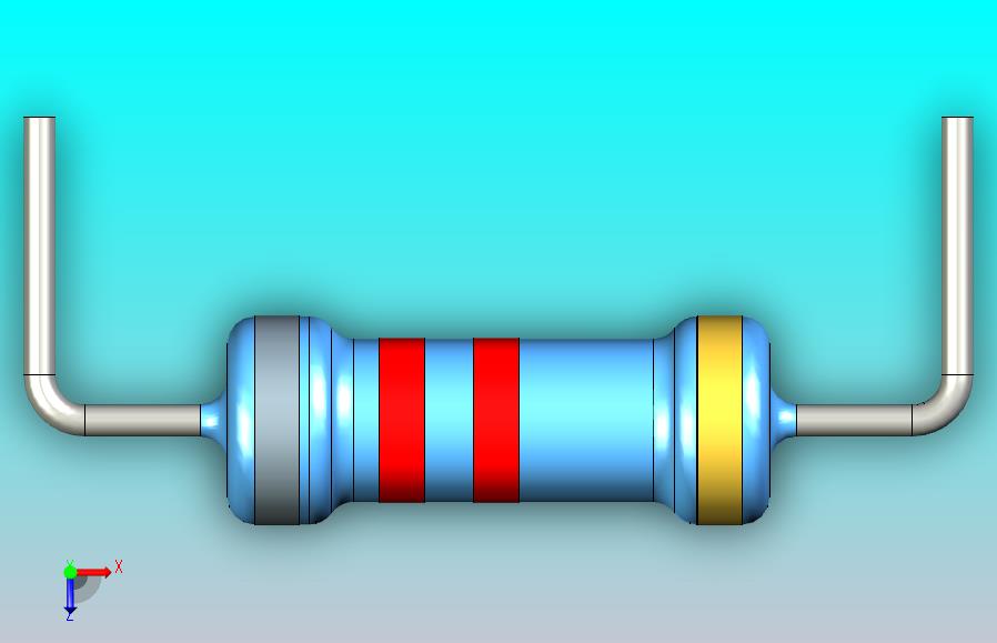 通孔电阻器8K2