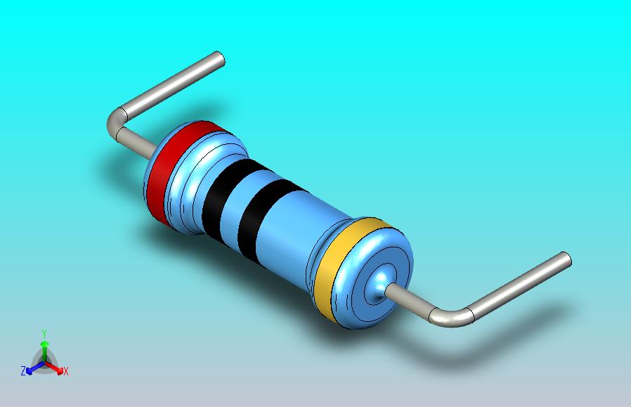 通孔电阻器10R