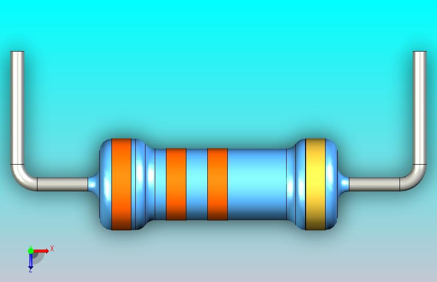 通孔电阻器33K