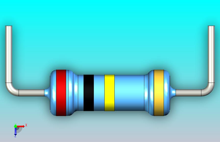 通孔电阻器100K