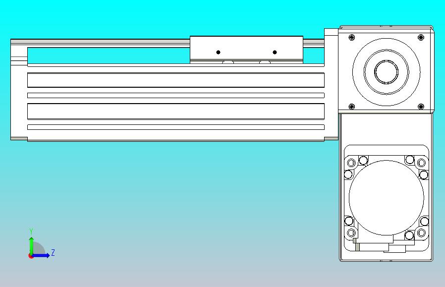皮带直线轴半封闭可选导轨TPA-HNB-65S-90-L50-RP-Y-P20-N3