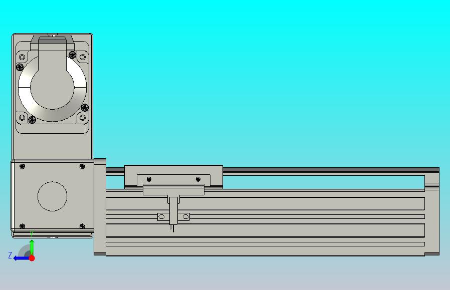 皮带直线轴半封闭可选导轨TPA-HNB-65S-90-L100-LU-Y-P10-N3
