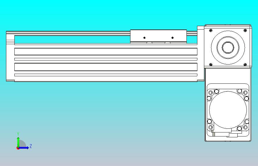 皮带直线轴半封闭可选导轨TPA-HNB-65S-90-L100-RP-Y-P20-N3