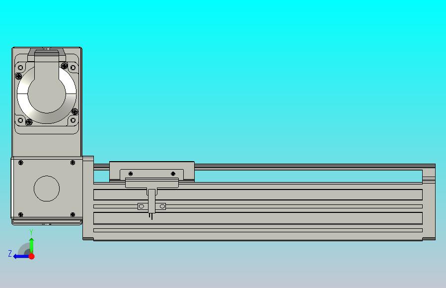 皮带直线轴半封闭可选导轨TPA-HNB-65S-90-L150-LU-Y-P10-N3