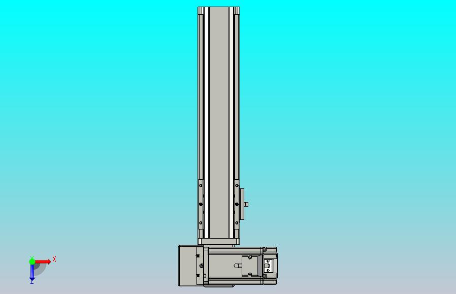 皮带直线轴半封闭可选导轨TPA-HNB-65S-90-L200-LU-Y-P10-N3