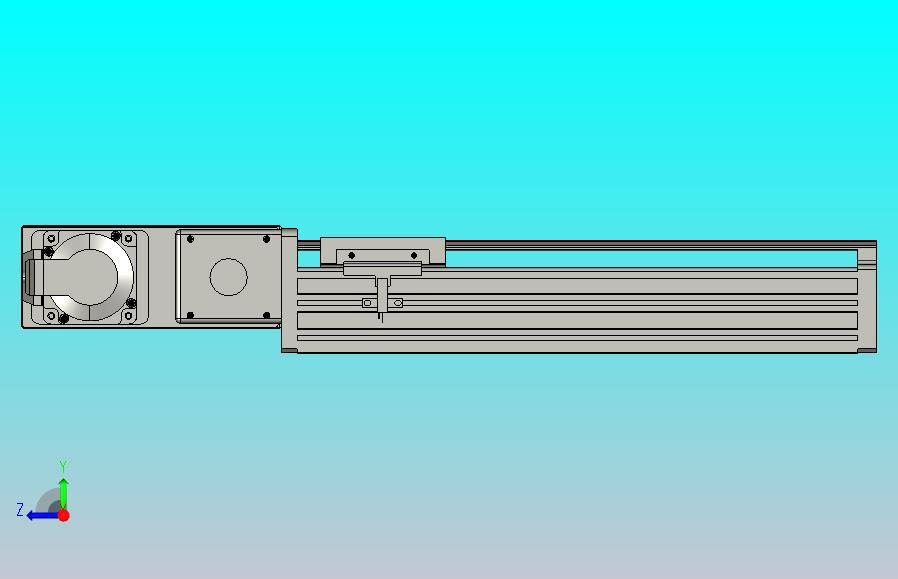皮带直线轴半封闭可选导轨TPA-HNB-65S-90-L200-ML-Y-P10-N3
