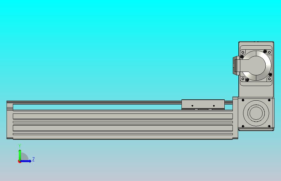 皮带直线轴半封闭可选导轨TPA-HNB-65S-90-L250-RU-Y-P10-N3