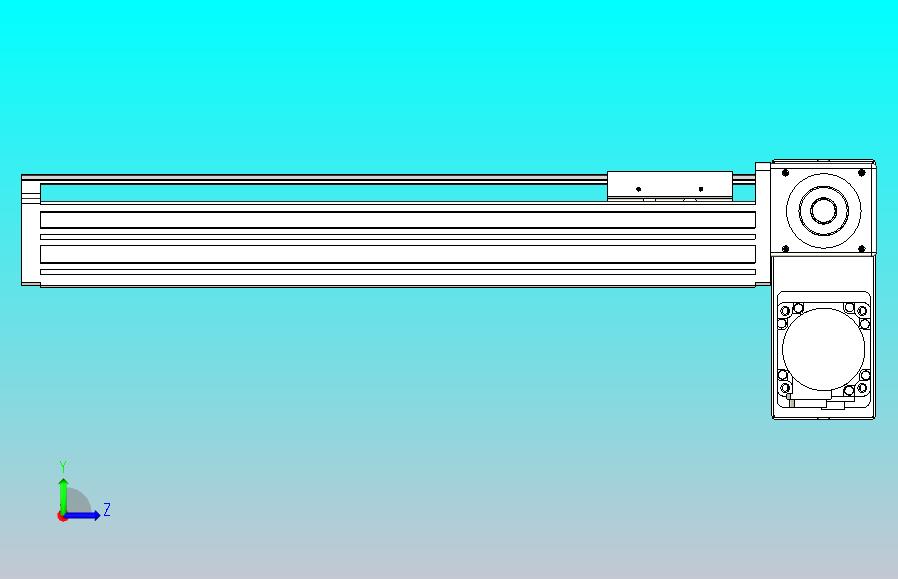 皮带直线轴半封闭可选导轨TPA-HNB-65S-90-L300-RP-Y-P20-N3