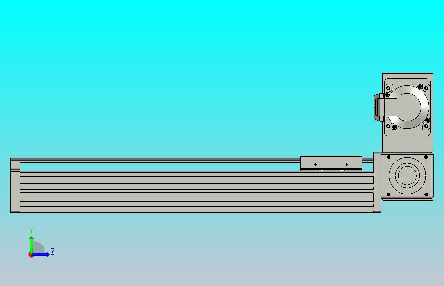 皮带直线轴半封闭可选导轨TPA-HNB-65S-90-L300-RU-Y-P10-N3