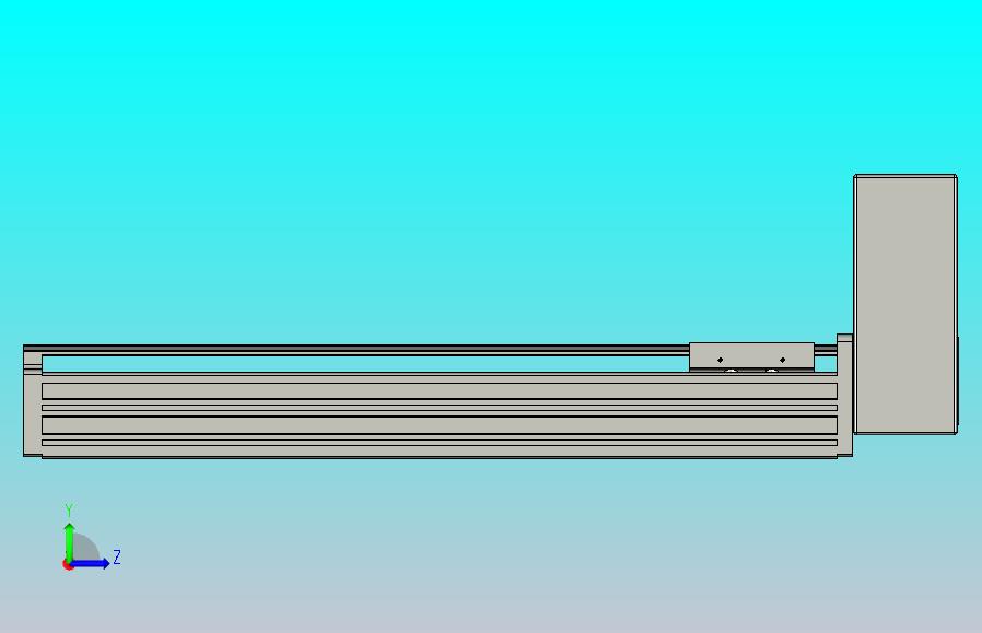 皮带直线轴半封闭可选导轨TPA-HNB-65S-90-L350-LU-C-P10-N3
