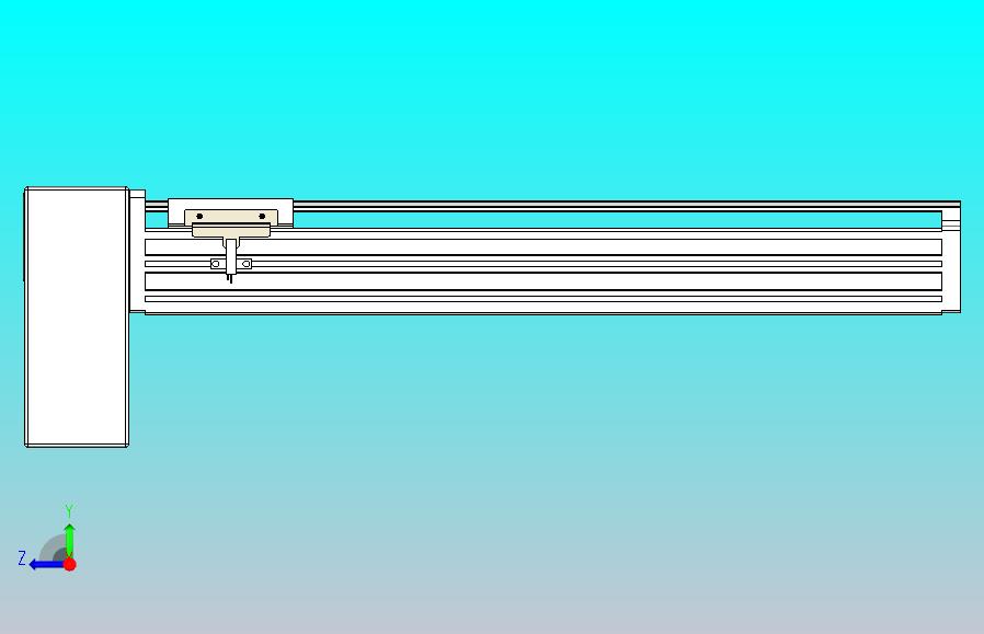 皮带直线轴半封闭可选导轨TPA-HNB-65S-90-L350-RP-Y-P20-N3